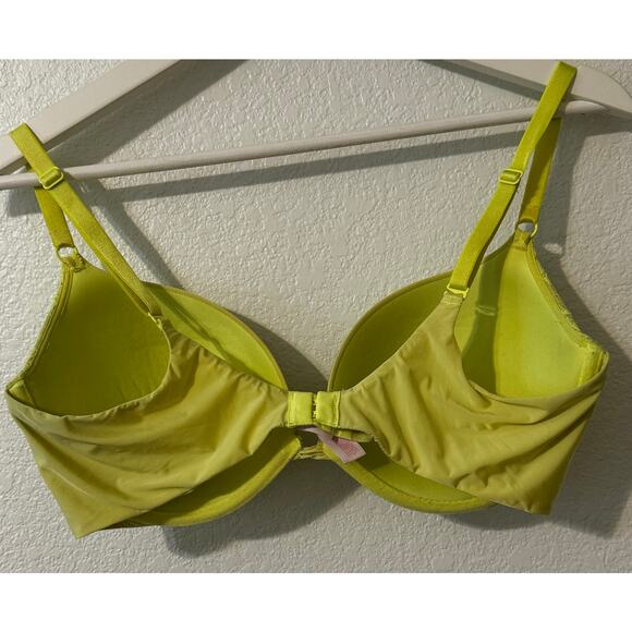Victoria's Secret Bra Push Up 36D Yellow Lace - Picture 2 of 6